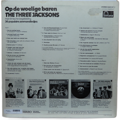 Op De Woelige Baren Vinyl Record By the Three Jacksons Fontana