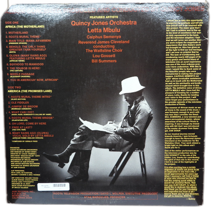 Quincy Jones Roots the Saga of an American Family Vinyl Record Sp 4626 A&m Recor