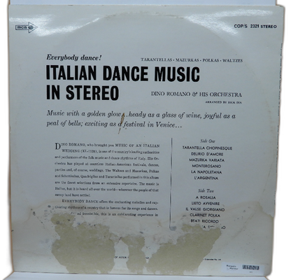 Everybody Dance! Italian Dance Music Vinyl Record Mca Records