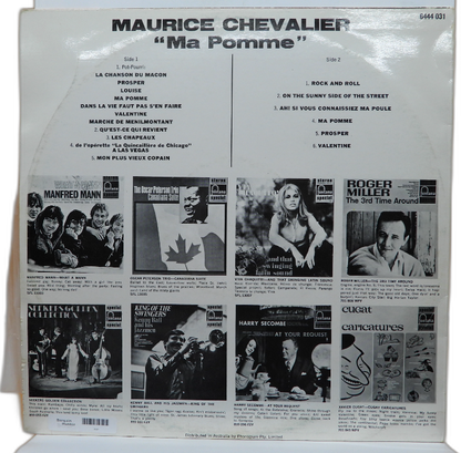 Maurice Chevalier Ma Pomme Vinyl Record Fontana