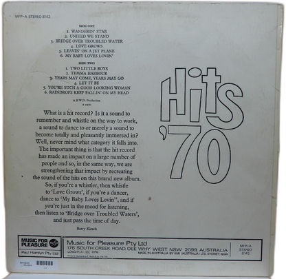 Various Artists 16 No 1's of the 70's Vinyl Lp Music For Pleasure