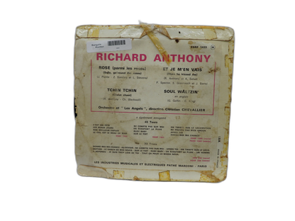 Richard Anthony Rose Parmi Les Roses 45 Rpm Vinyl Record Esrf 1433 Columbia