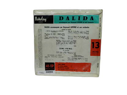 Dalida Come Prima 45 Rpm Vinyl Record Barclay