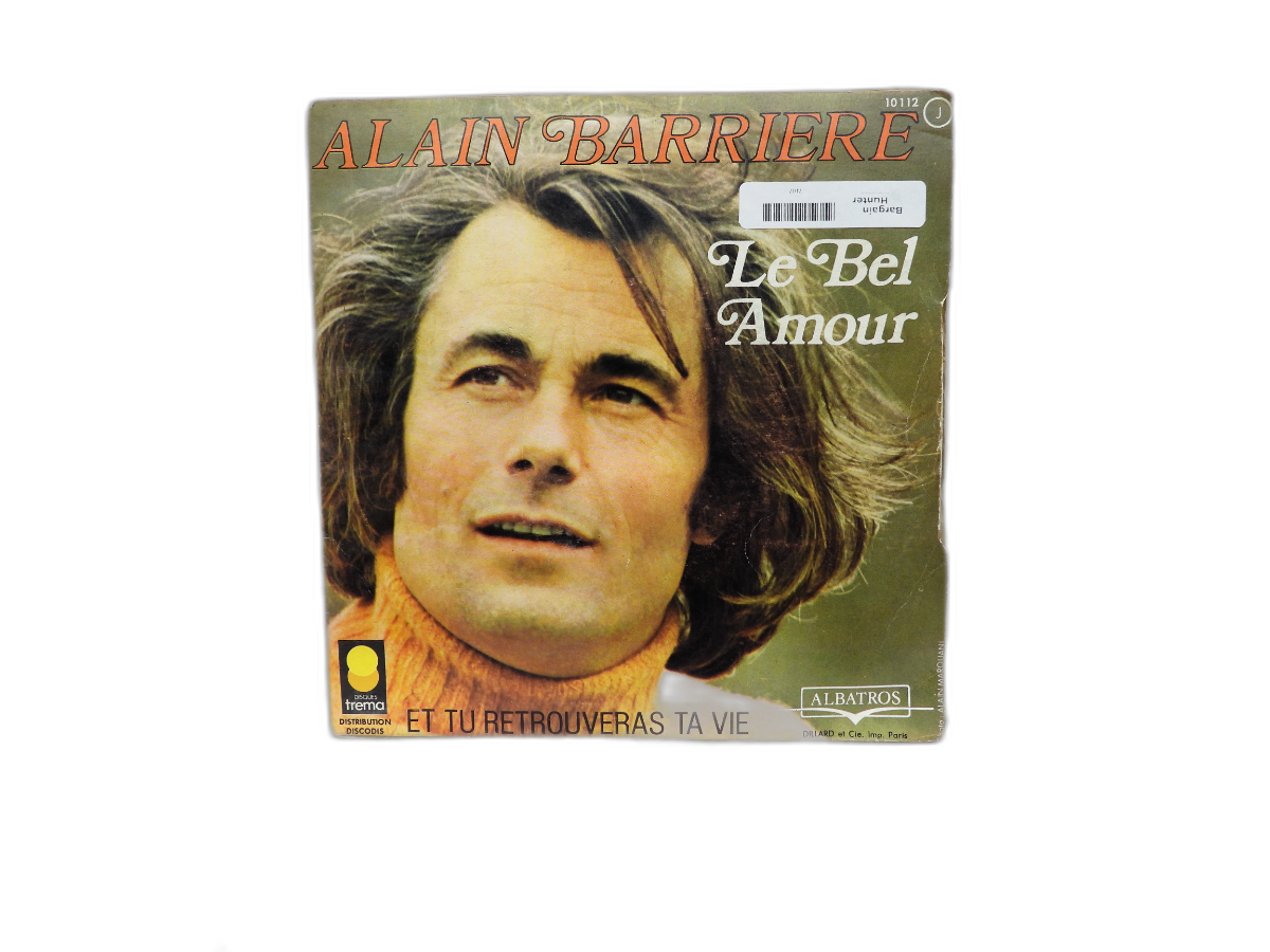 Alain Barriere Le Bel Amour 45 Rpm Vinyl Record Albatros