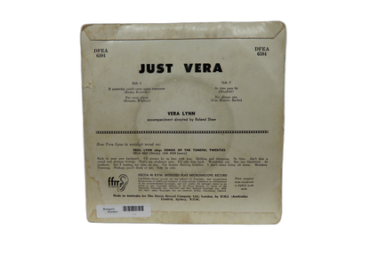 Just Vera Lynn Decca 45 Rpm Vinyl Record