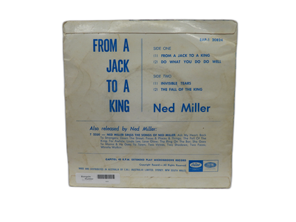 From a Jack to a King 45 Rpm Vinyl Record Ned Miller Capitol Records