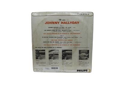 Johnny Hallyday Quand Revient La Nuit 45 Rpm Vinyl Record Philips