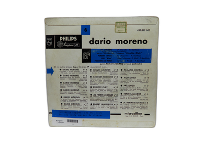 Dario Moreno Philips Minigroove 45 Ep Vinyl Record
