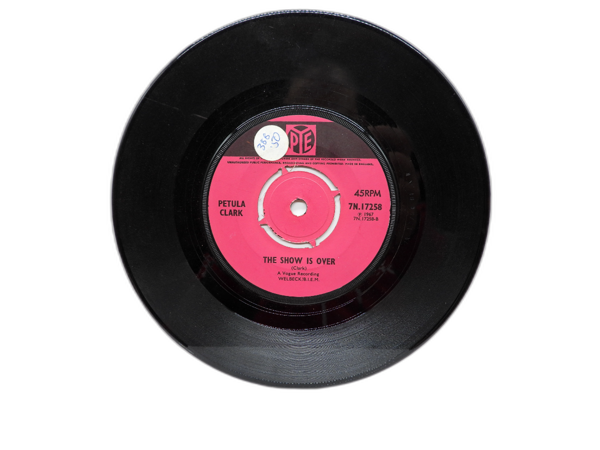 Petula Clark This Is My Song / the Show Is Over 7" Vinyl Single 45 Rpm Pye