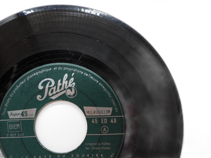 Le Pays Du Sourire 45 Rpm Vinyl Record Pathé