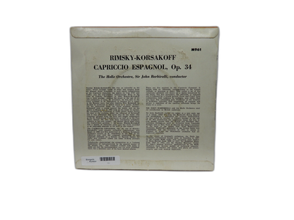 Rimsky Korsakoff Capriccio Espagnol Vinyl Record Concert Hall