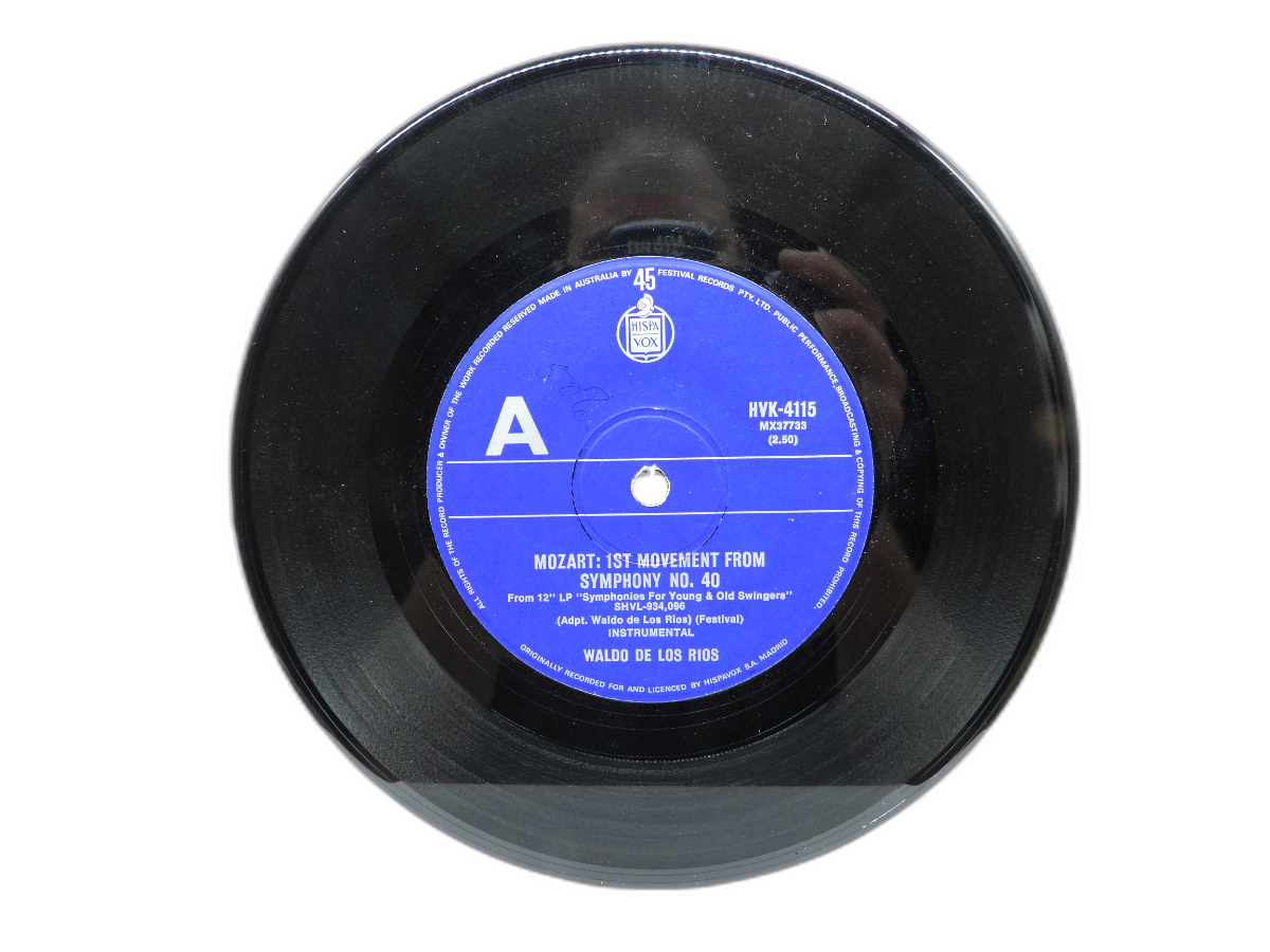 Haydn & Mozart 45 Rpm Vinyl Record Hvk 4115 Hispavox