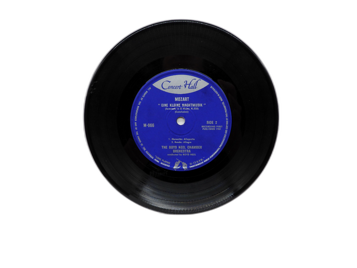 Mozart Eine Kleine Nachtmusik Vinyl Record Concert Hall