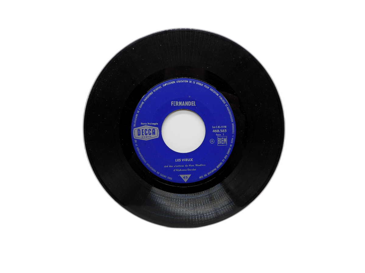 Fernandel Les Vieux Lettres De Mon Moulin Vinyl Record Decca