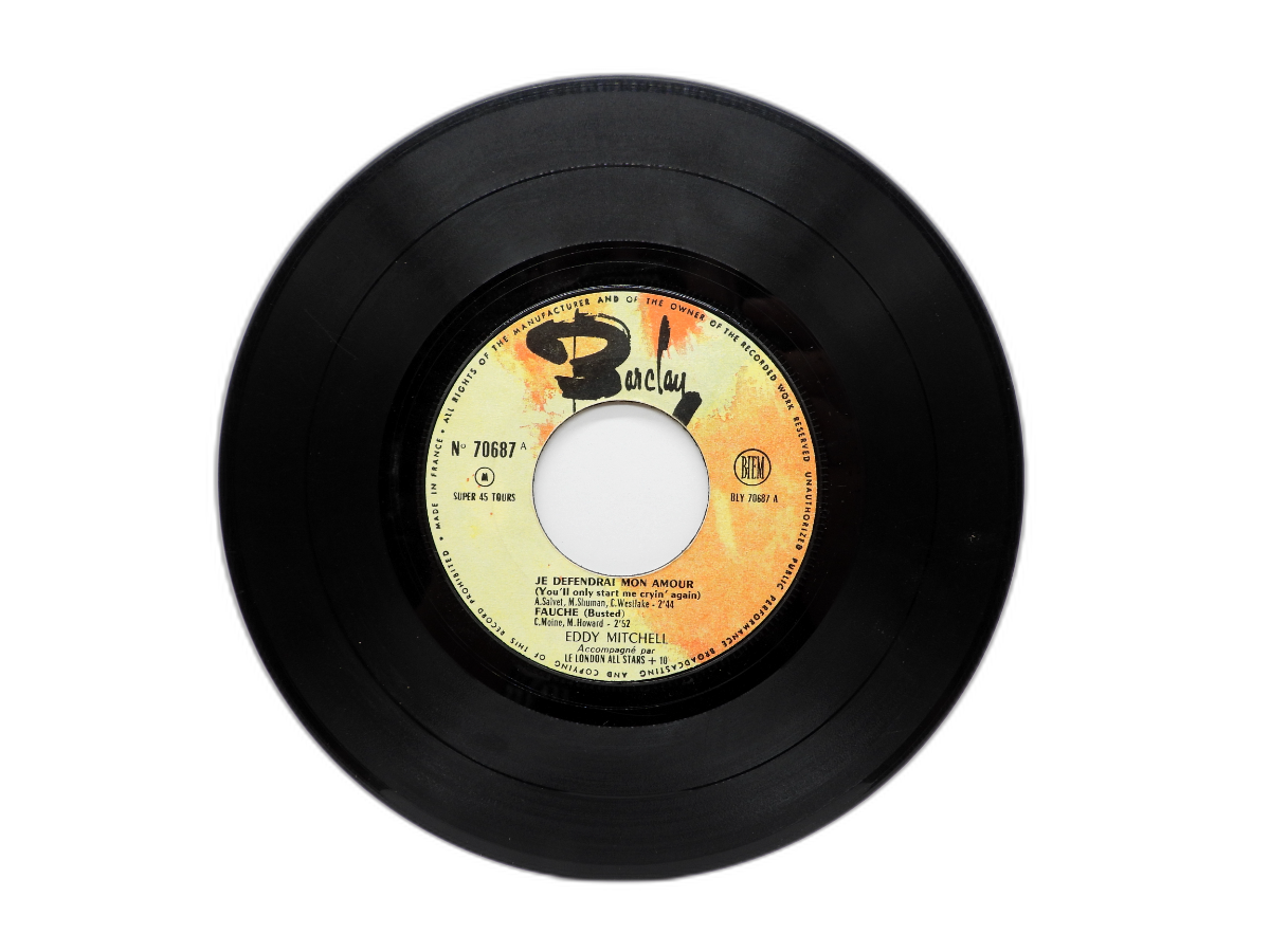 Eddy Mitchell Est Formidable 45 Ep Barclay 70687