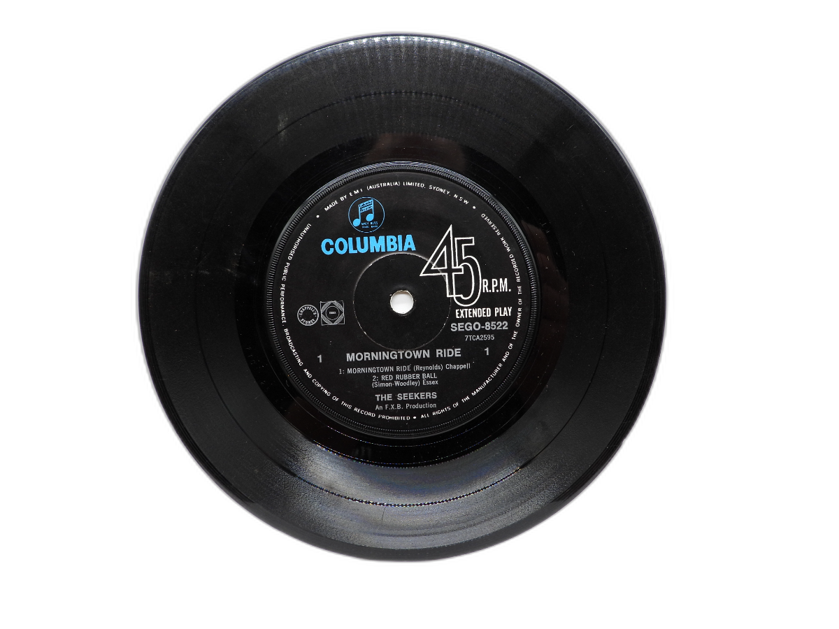 Morningtown Ride the Seekers Columbia 45 Rpm Vinyl