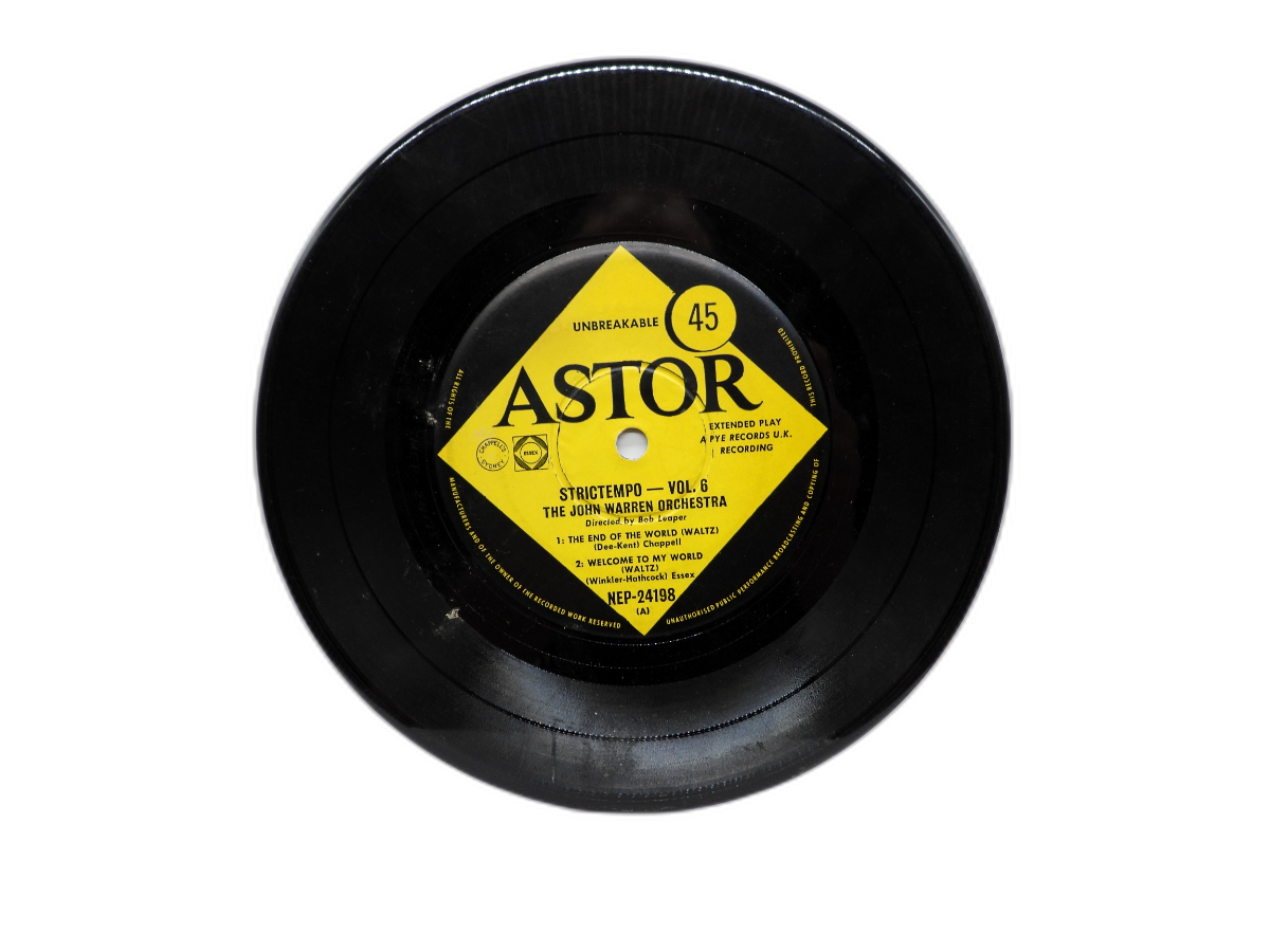 Strictempo Vol. 5 John Warren Orchestra Vinyl Record Astor