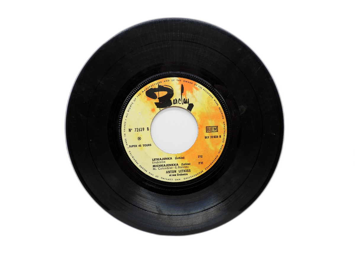 Anton Letkiss 45 Rpm Vinyl Record Barclay 72639