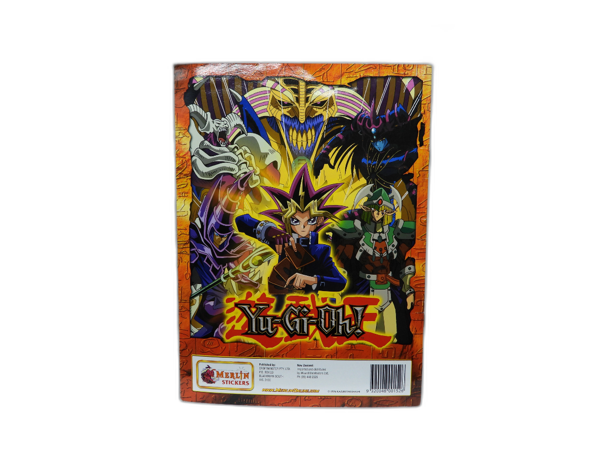 1996 Merlin Yu Gi Oh Sticker Album With 50 Packs Merlin Stickers