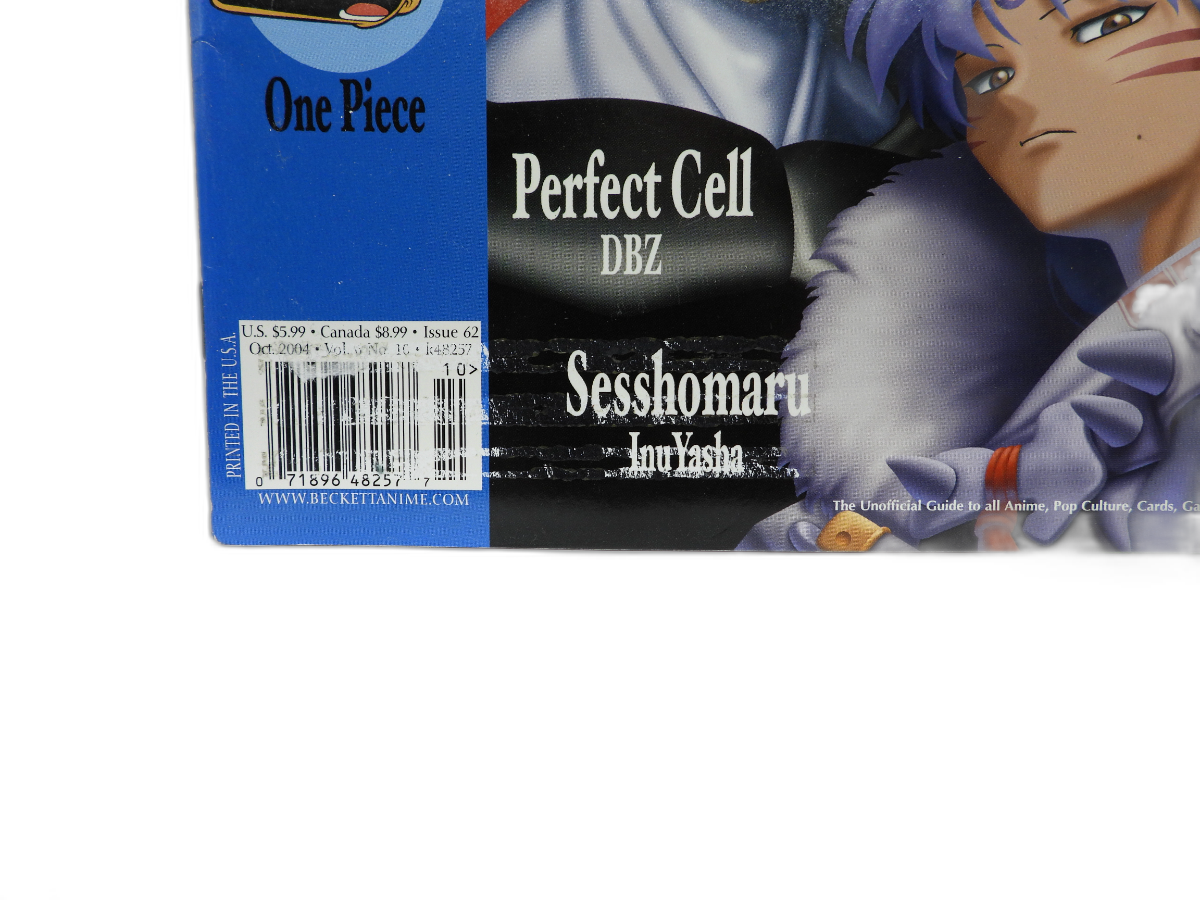 Beckett Anime Unofficial Collector Issue 62 Oct 2004