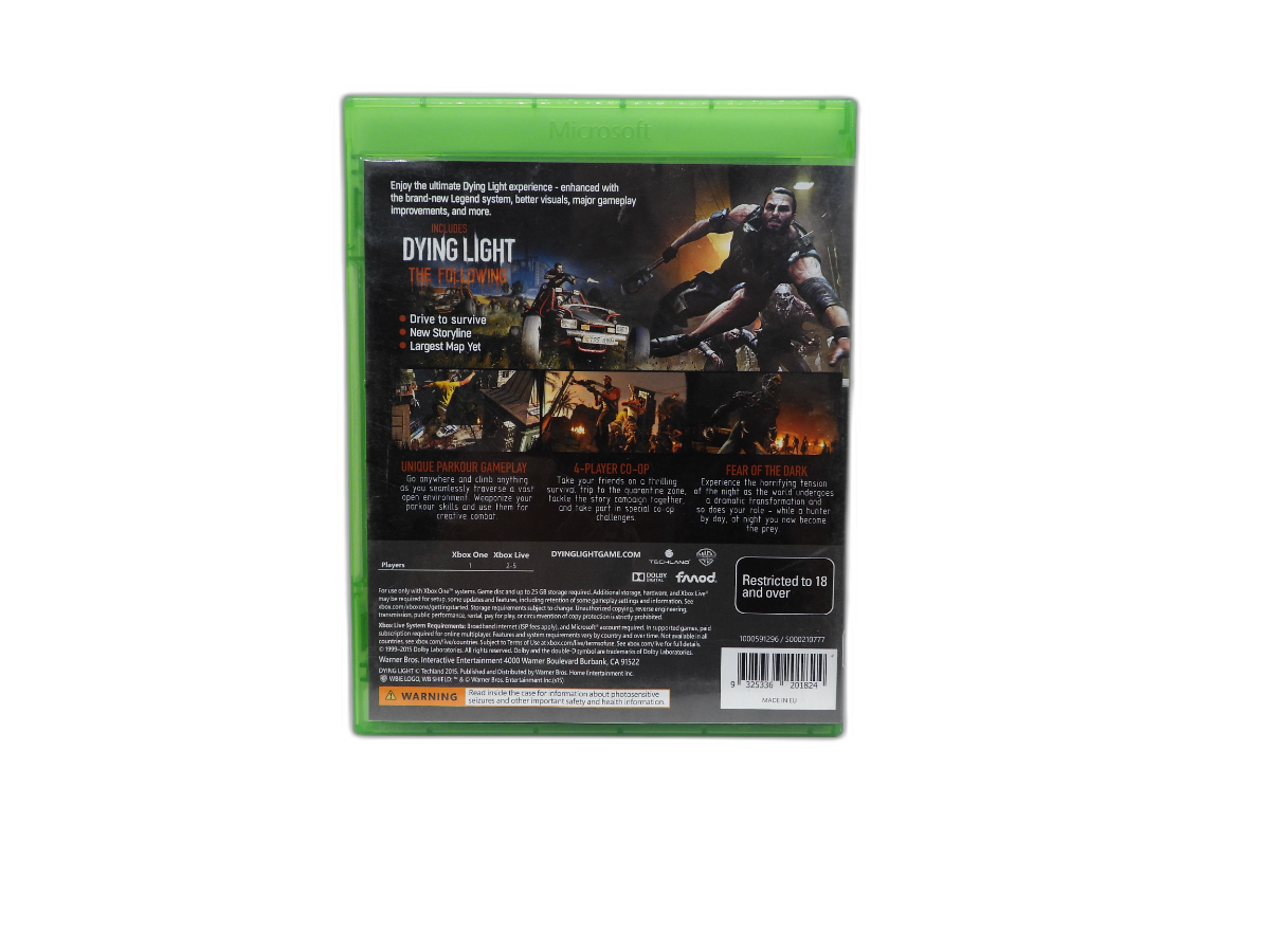 Dying Light the Following Enhanced Edition Xbox One Techland Game