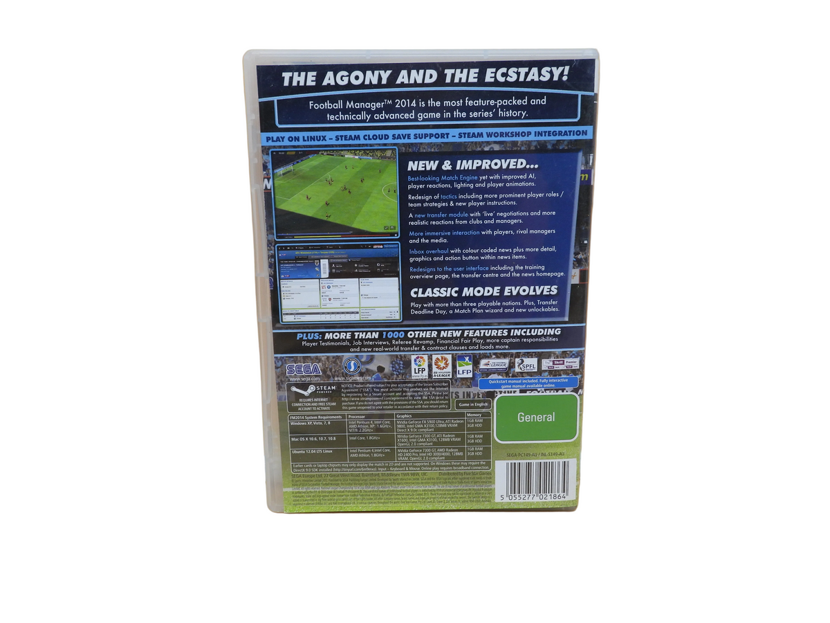 Football Manager 2014 Pc Game Sega