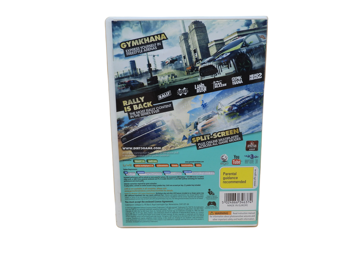 Dirt 3 Pc Racing Game Codemasters