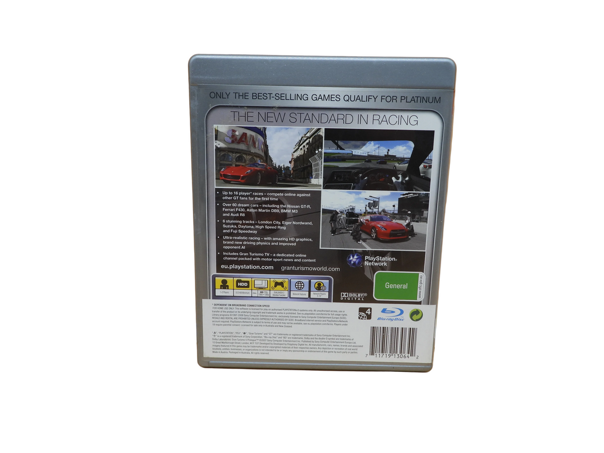 Gran Turismo 5 Prologue PS3 Platinum Sony Game