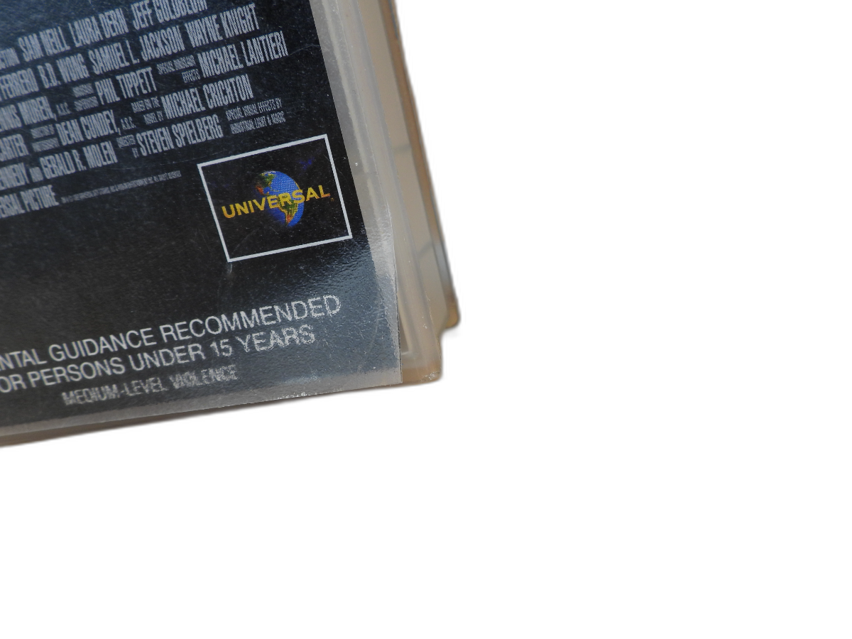 Jurassic Park Vhs Tape Pal Pg Rainbow Products Ltd