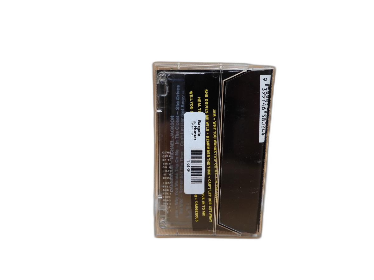 Michael Jackson Dangerous 1991 Cassette Tape Sony Music