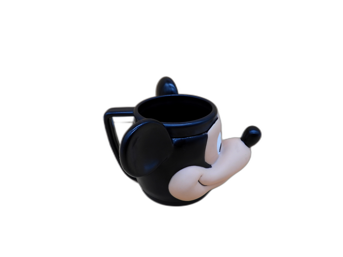 Vintage Disney 1992 Mickey Mouse 3D Face Coffee Cup Collectable Mug