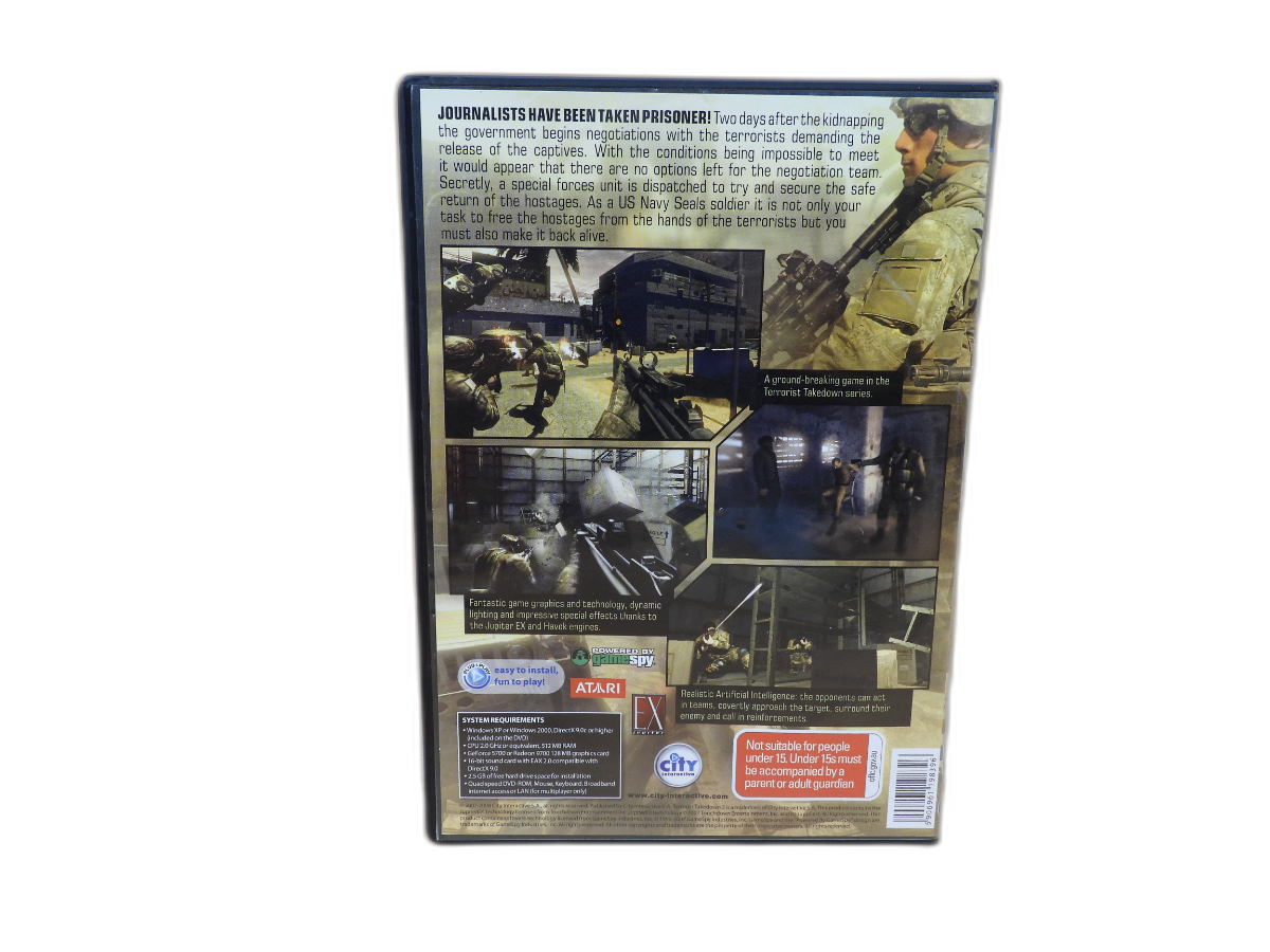 Terrorist Takedown 2 Us Navy Seals Pc Game City Interactive PC DVD ROM