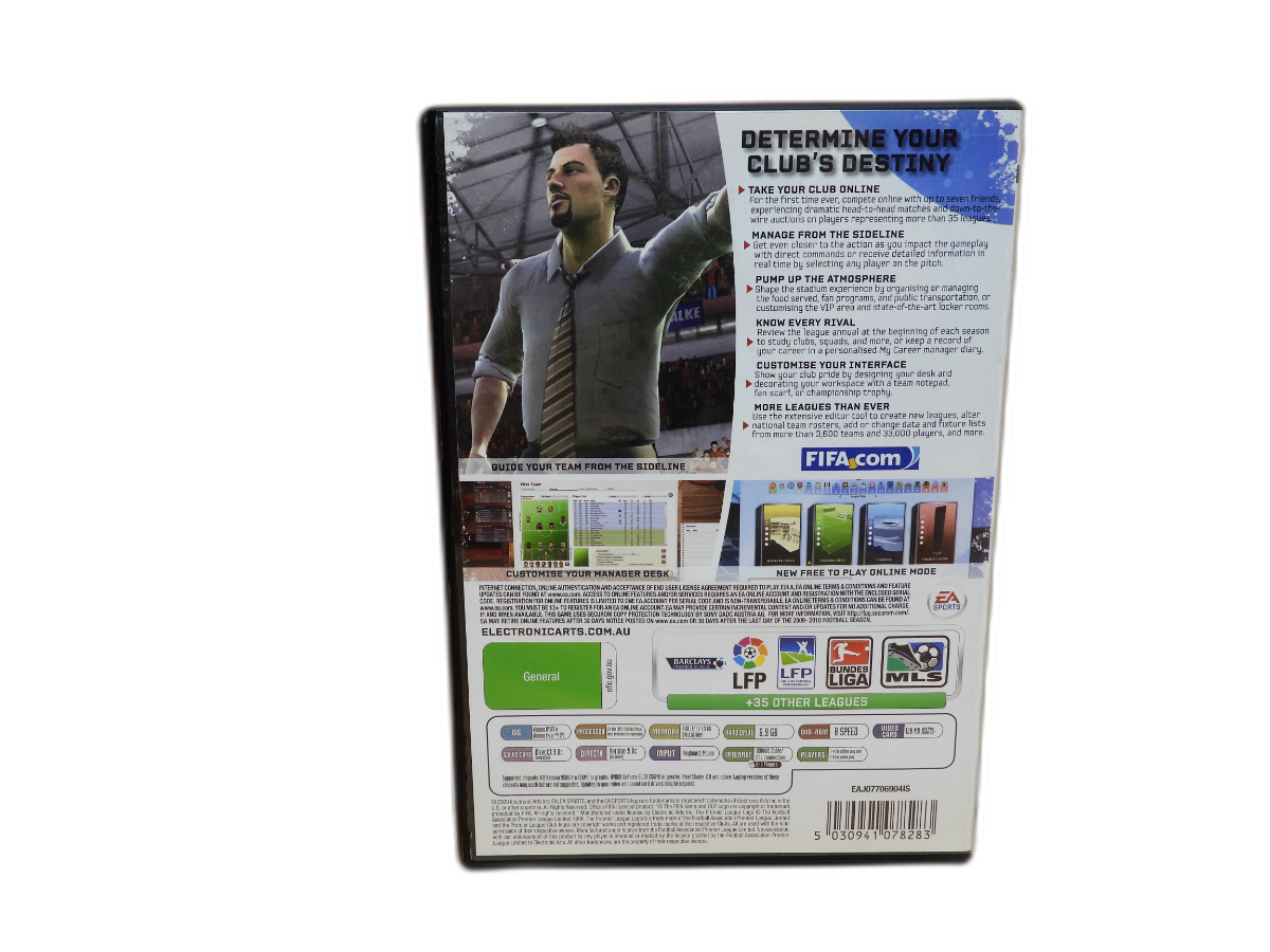 Ea Sports Fifa Manager 10 Pc Dvd Football Management Game