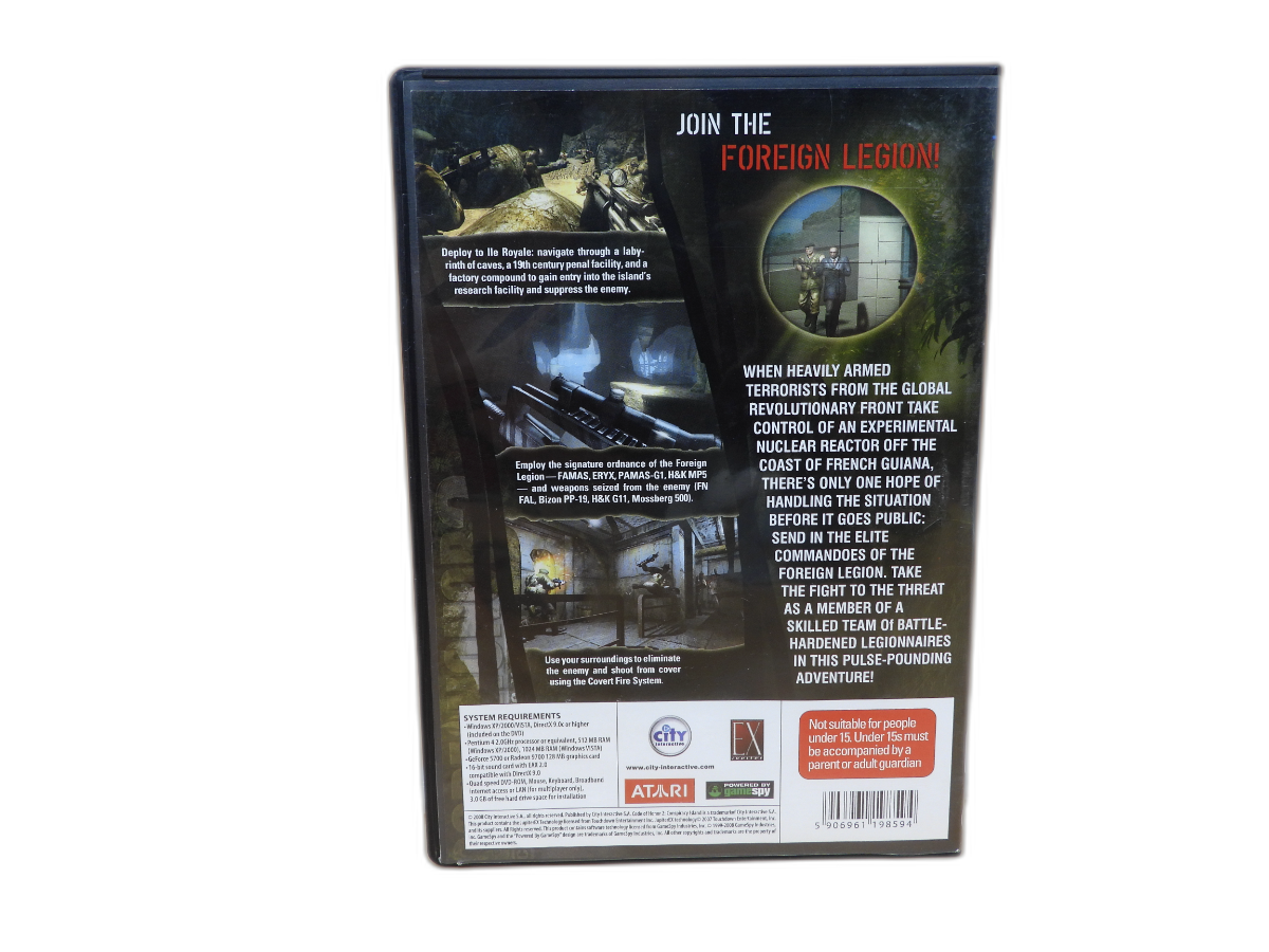Code of Honor 2 Conspiracy Island Pc Dvd Rom City Interactive Game