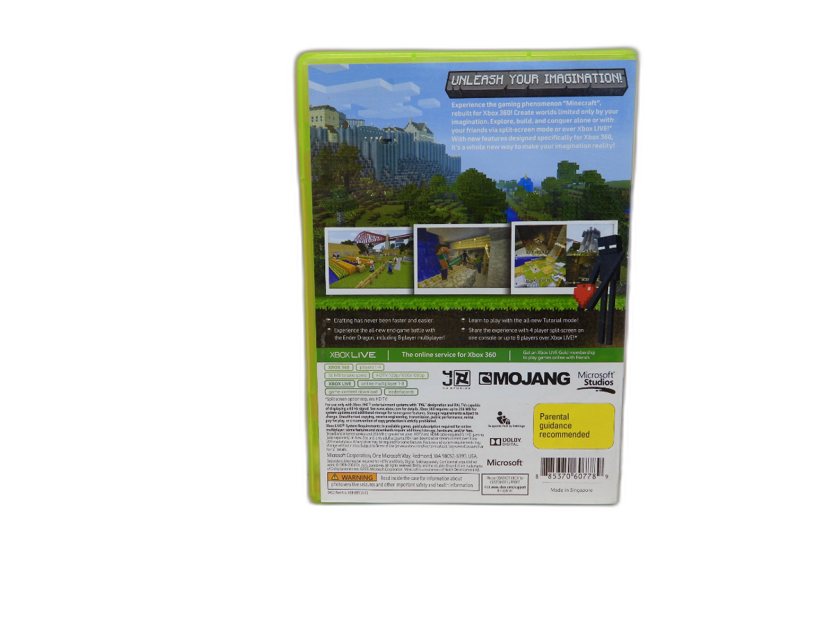 Minecraft Xbox 360 Edition Ntsc Microsoft Game
