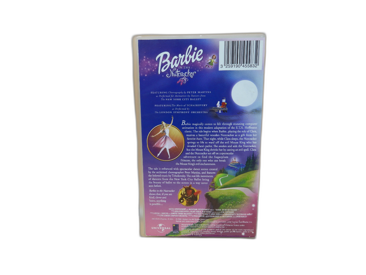 Barbie in the Nutcracker Vhs Tape Universal