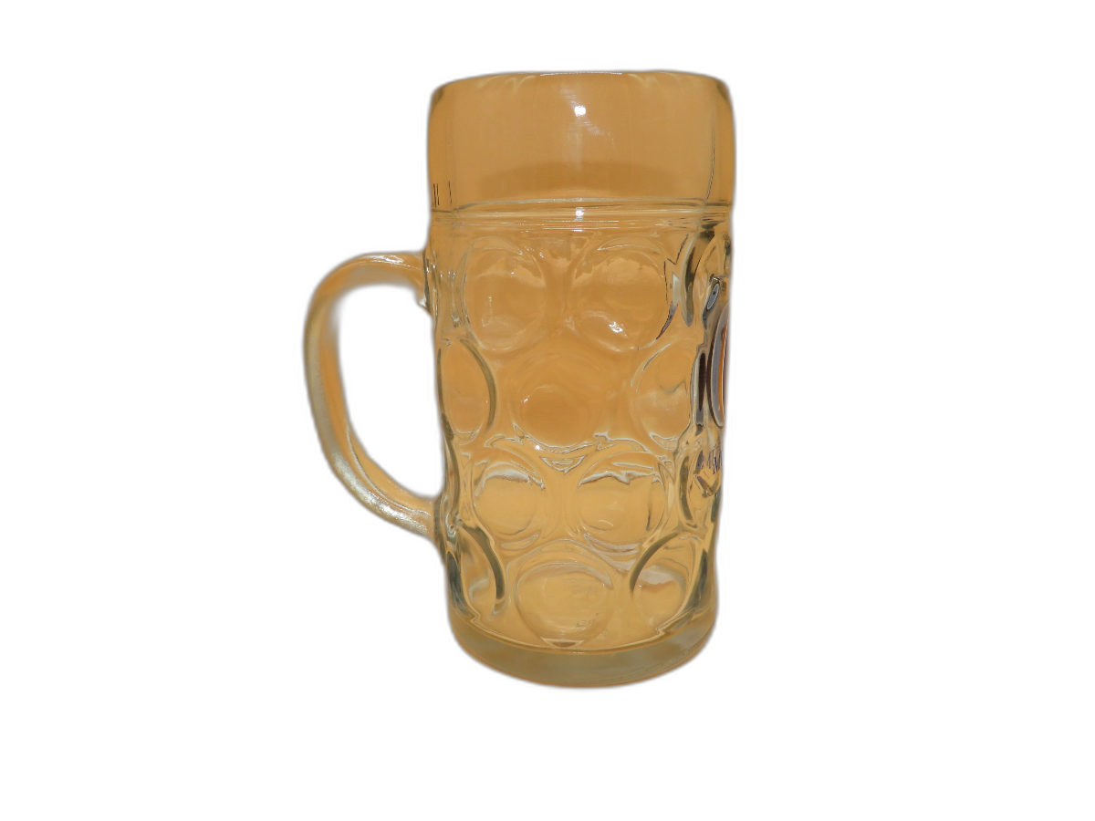 Hb München 1 Litre Glass Beer Stein Mug