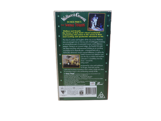 Wallace & Gromit the Wrong Trousers Vhs Bbc Video