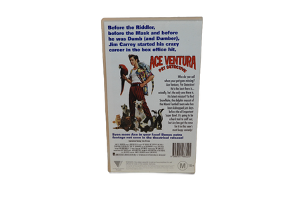 Ace Ventura Pet Detective Vhs Tape 1994 Roadshow Entertainment