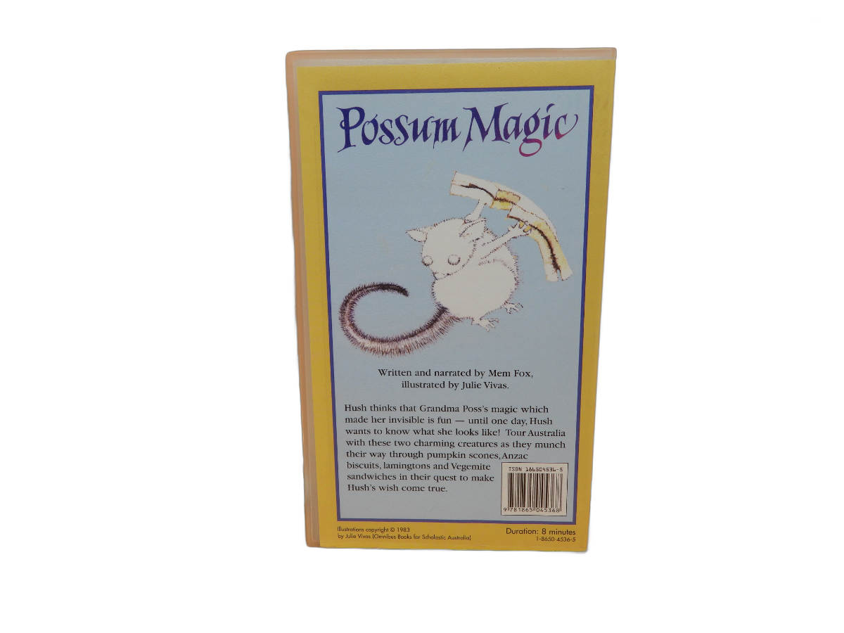 Possum Magic Vhs Tape Weston Woods Children's Story