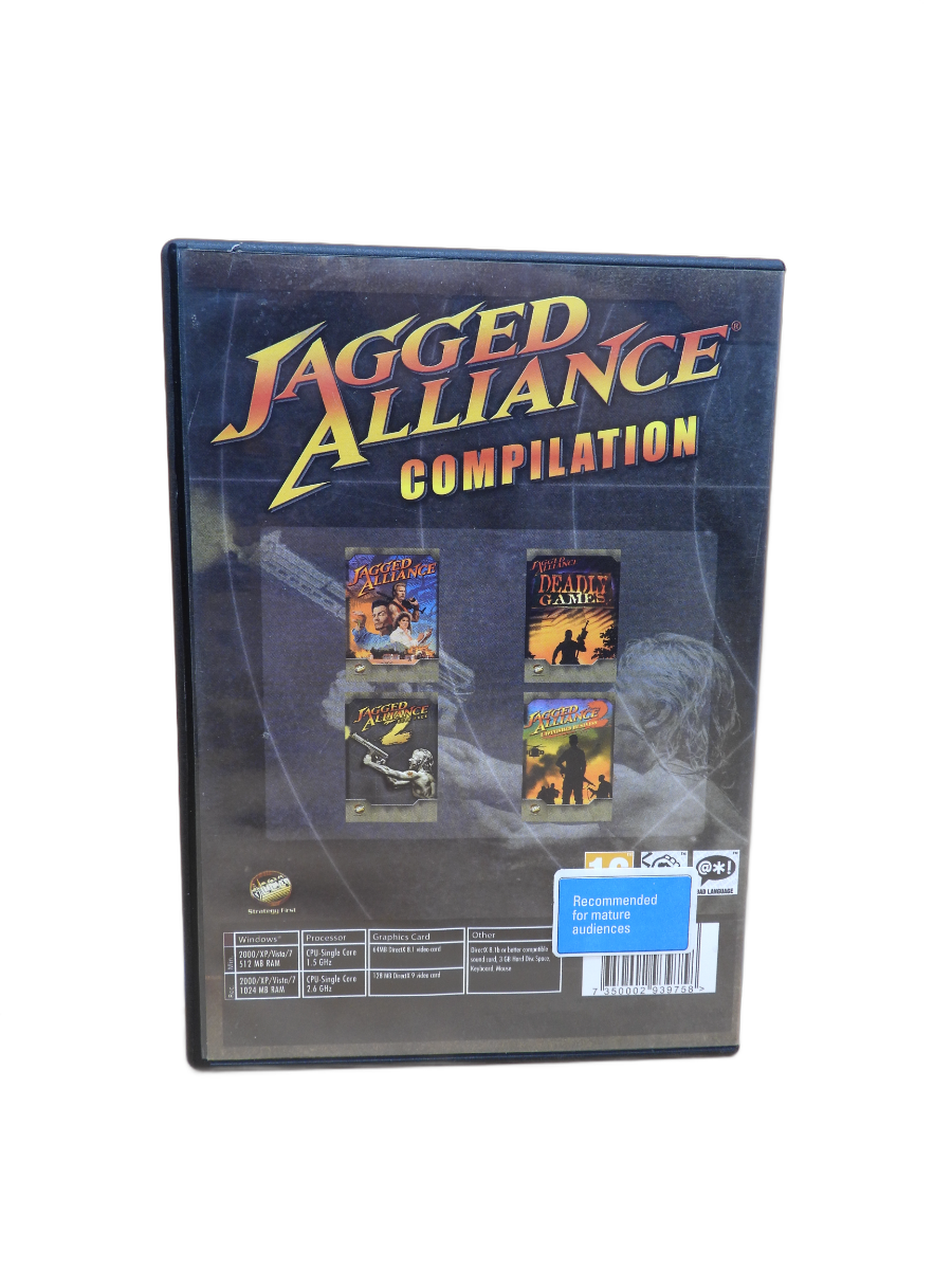 Jagged Alliance Compilation Pc Dvd Strategy First Game