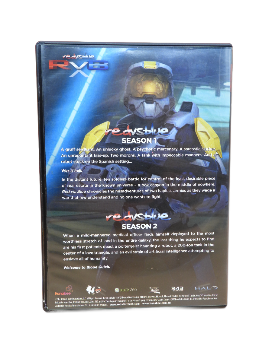 Red Vs Blue Rxb Season 1 & 2 Xbox 360 Hanabee