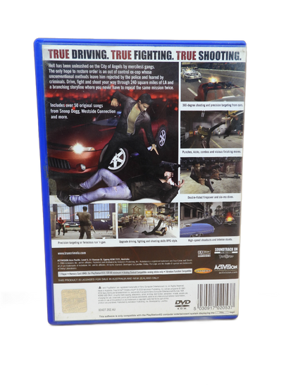 True Crime Streets of La PlayStation 2 Game Activision