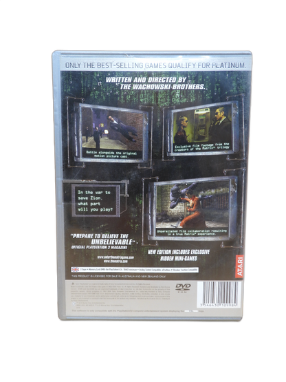Enter the Matrix PS2 Platinum Edition Atari Game