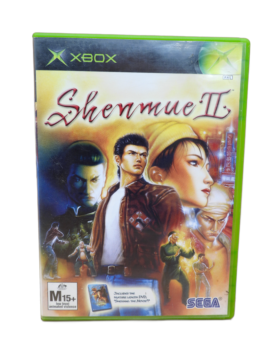 Shenmue Ii Xbox Pal Game With Shenmue Movie Dvd Sega
