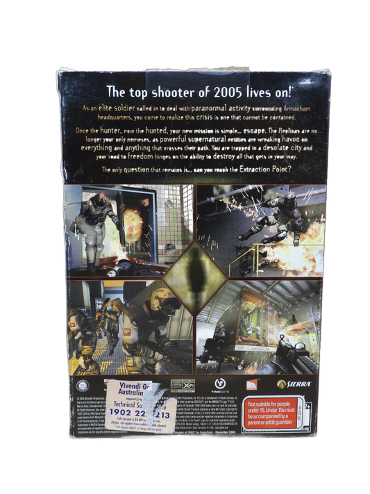 F.e.a.r. Extraction Point Expansion Pack Pc Game Sierra