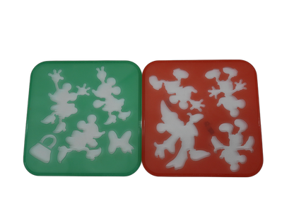 Tupperware Tuppermagic Mickey Kids Stencil Art