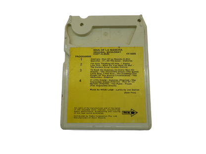 Man of La Mancha Broadway Cast 8 Track Tape Mca