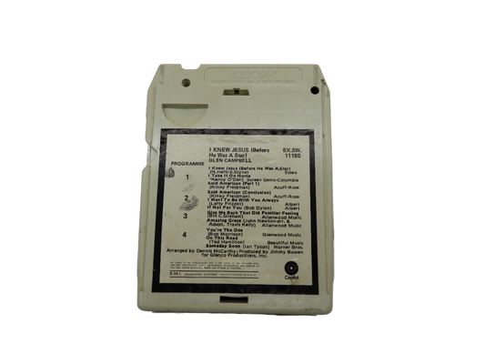 I Knew Jesus Glen Campbell 8 Track Tape Audiopak