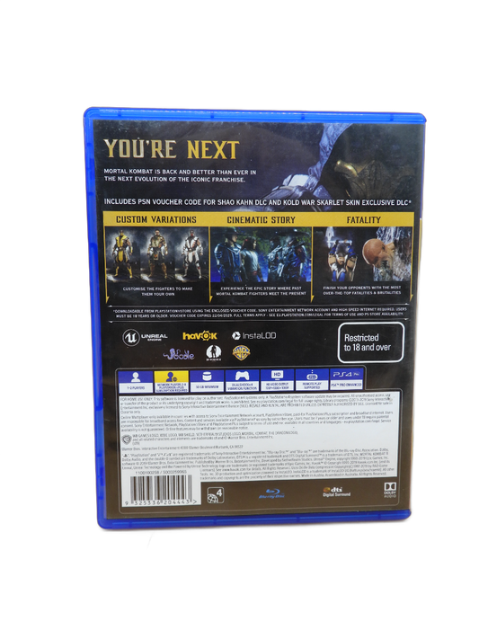 Mortal Kombat 11 PS4 Fighting Game Warner Bros. Games
